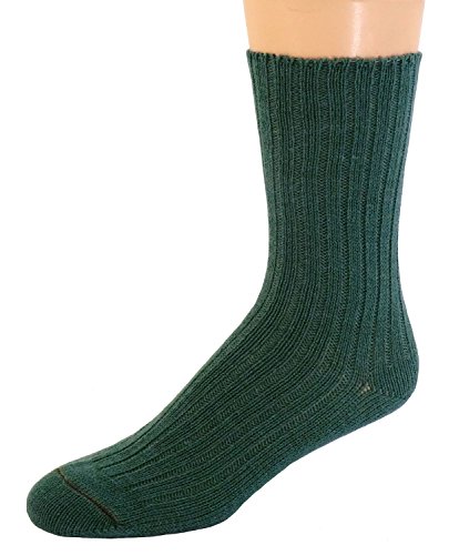 Shimasocks Damen Herren Wollsocken ohne Gummi unisex, Farben alle:dunkelmint, Größe:35/38 von Shimasocks