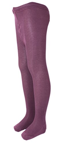 Shimasocks Kinderstrumpfhose 100% Baumwolle uni viele Farben, Farben alle:himbeere, Größe:122/128 von Shimasocks