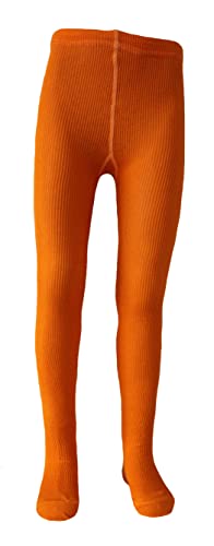 Shimasocks Kinderstrumpfhose 100% Baumwolle uni viele Farben, Farben alle:orange, Größe:86/92 von Shimasocks