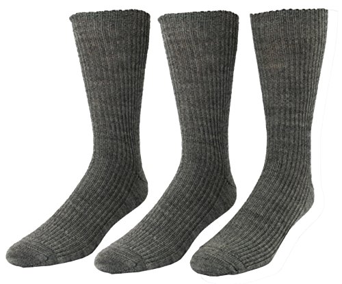 Socken ohne Gummibund Gummi - venenfreundlich - robust 100% Wolle - warme Wintersocken Schafwolle Gesundheitssocken Sensibel Herren Damen Natur grau, grün, Farben alle:graumeliert, Größe:35/37 von Shimasocks