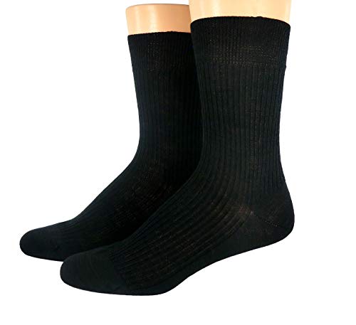 Warme Socken für Damen & Herren - Schafwollsocken 100% Wolle - reine Schurwolle, Farben alle:schwarz, Größe:39/40 von Shimasocks