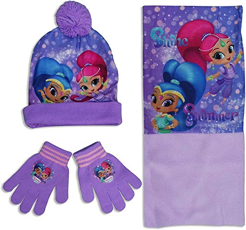 Shimmer and Shine Mädchen-Wintermütze, Schlauchschal und Handschuhe Shimmer and Shine Mädchen-Wintermütze, Schlauchschal und Handschuhe von Shimmer and Shine