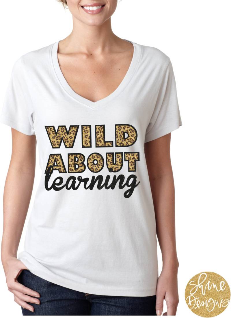 Cooles Lehrerin Glitzer Shirt von ShineDesignsTees