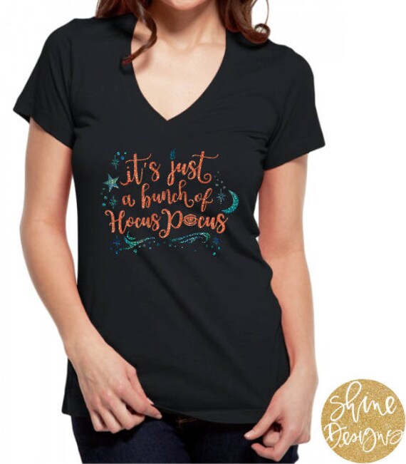 Es Ist Nur Ein Haufen Hokus Pokus - Zauber Shirt Sanderson Schwestern Glitzer von ShineDesignsTees