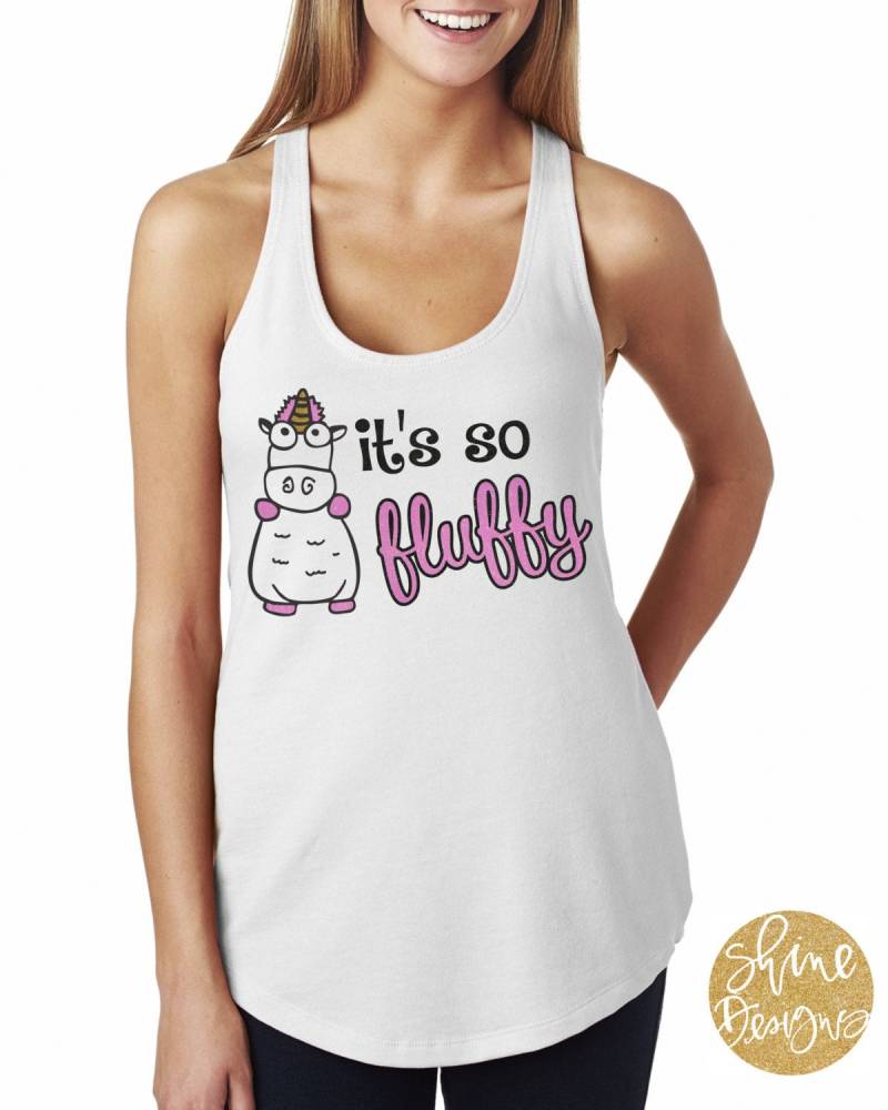 It's So Flauschy - Ich Einfach Unverbesserlich Glitzer Shirt von ShineDesignsTees