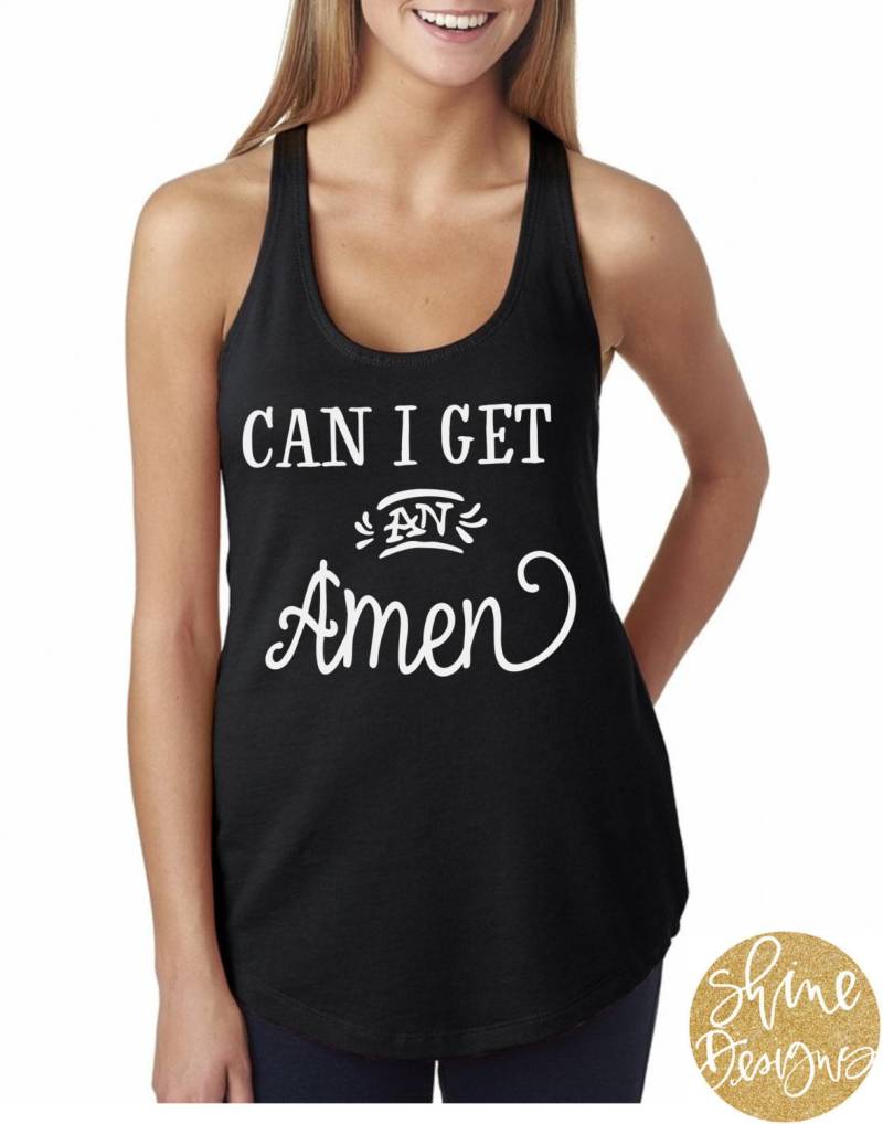 Kann Ich Ein Amen Glitzer Shirt Bekommen? von ShineDesignsTees