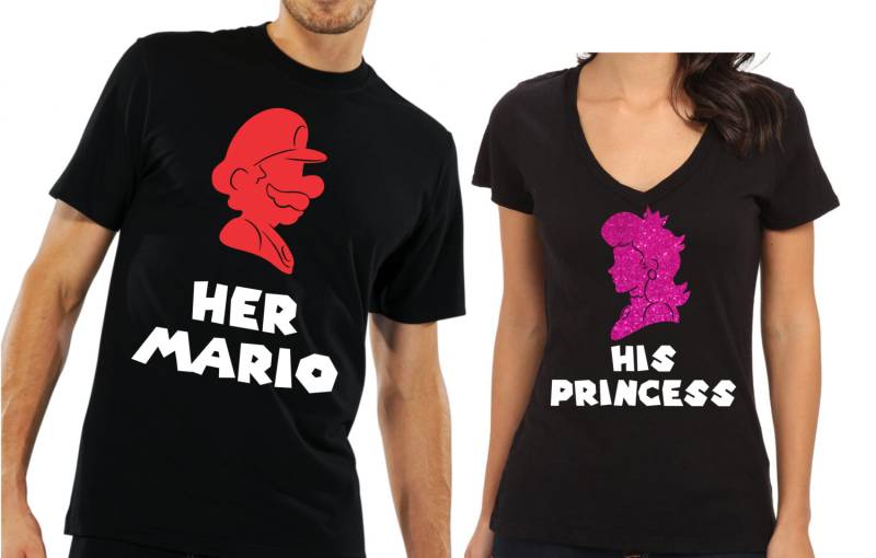 Mario Und Prinzessinnen Paar Shirts von ShineDesignsTees