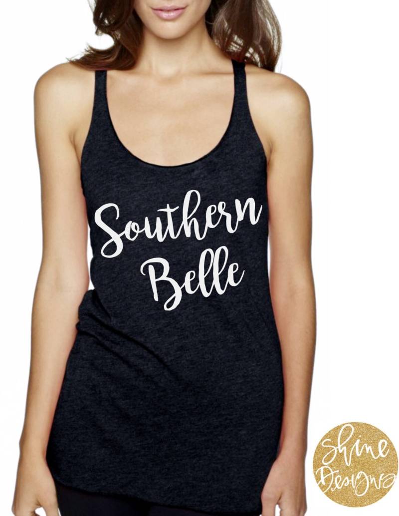 Südliche Belle Glitzer Shirt von ShineDesignsTees