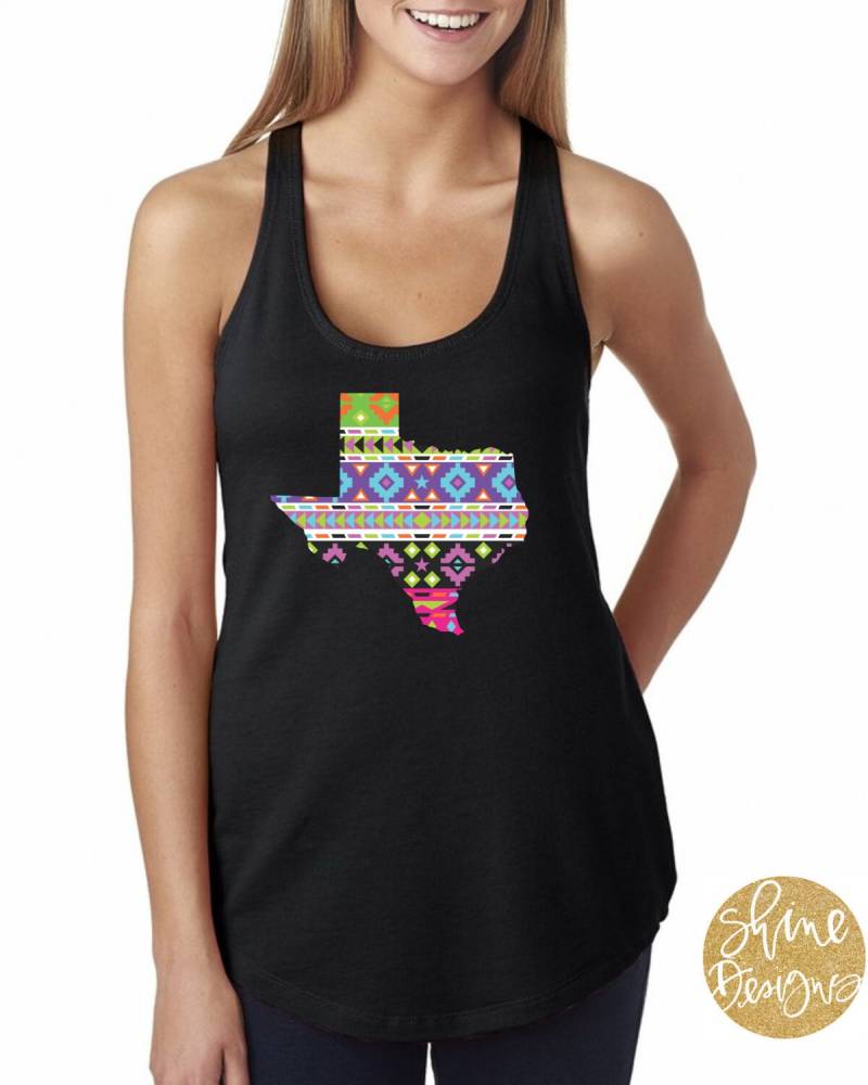 Texas Azteken Shirt von ShineDesignsTees