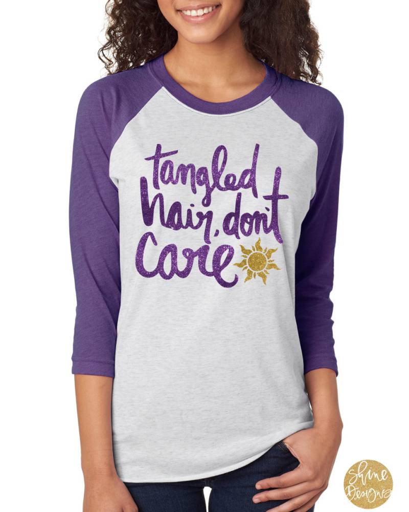 Wirren Haar, Don't Care - Shirt Magical Glitter von ShineDesignsTees