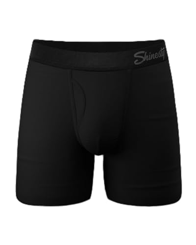 Shinesty Herren-Boxershorts mit Hängemattenstütze, Schwarz, Large von Shinesty