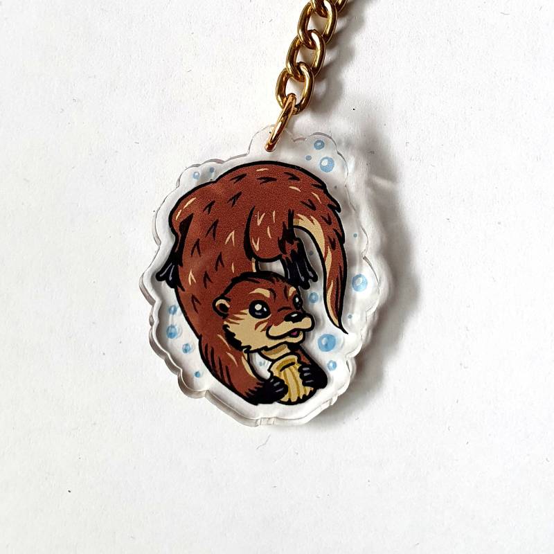 Otter Schlüsselanhänger/Charm Keychain Otter Schlüsselanhänger/Charm Keychain von ShiniDesign