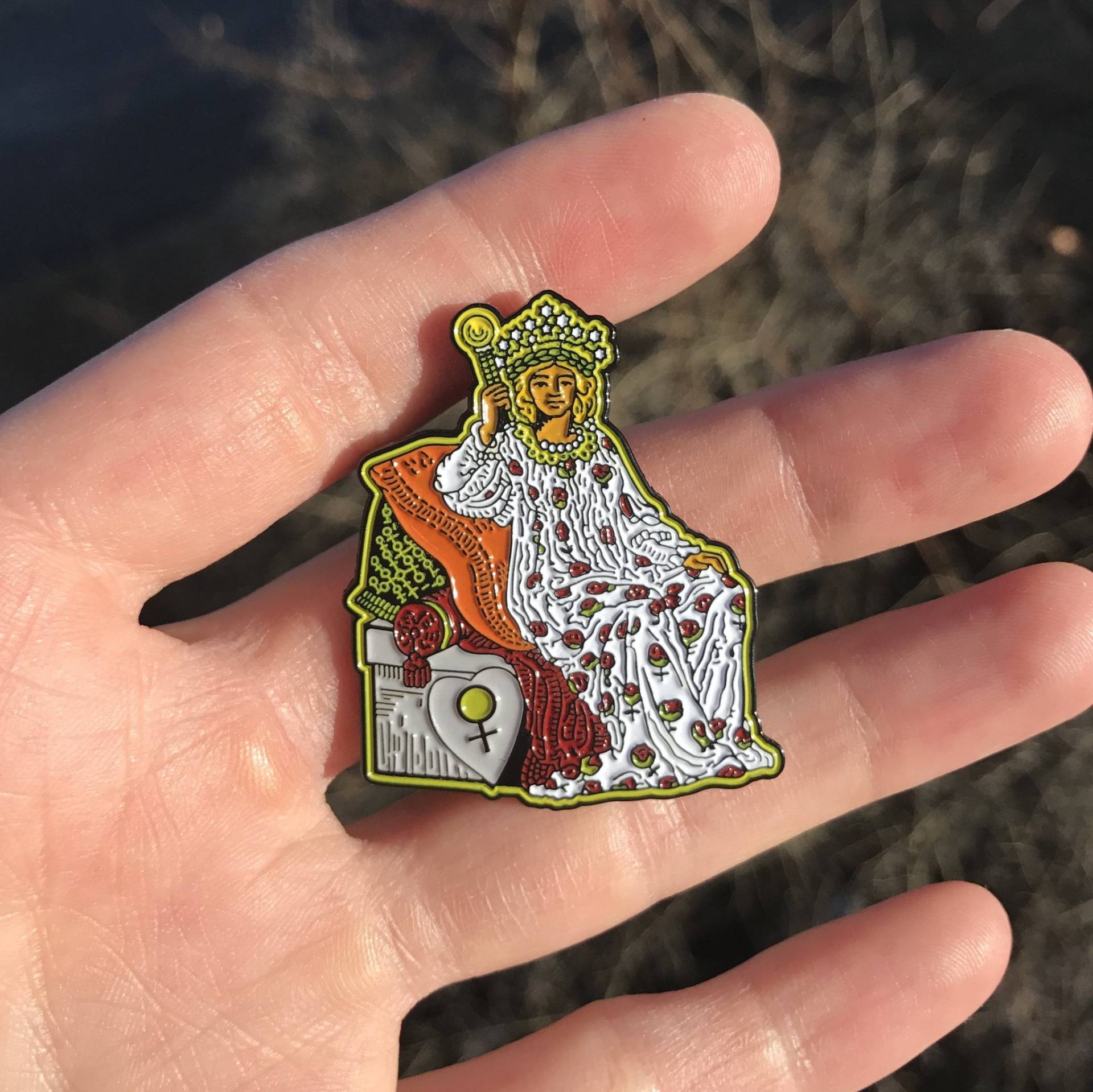 Kaiserin Tarot Emaille Pin Kaiserin Tarot Emaille Pin von ShiningMoonStudio