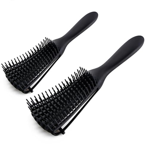 ShiningUU Entwirrungsbürste für natürliches Haar – 2 Stück lockige Haarbürste für Afro-Haar 3a bis 4c Kinky Wavy Curly Coily | Nass/Trocken Anwendung für Erwachsene und Kinder ShiningUU Entwirrungsbürste für natürliches Haar – 2 Stück lockige Haarbürste für Afro-Haar 3a bis 4c Kinky Wavy Curly Coily | Nass/Trocken Anwendung für Erwachsene und Kinder von ShiningUU