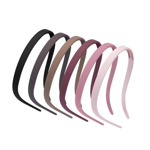 ShiningUU Stirnband-Set für Brillenträger – 6 Stück, druckfreies Design, rutschfeste Haarbänder, keine Kopfschmerzen, Haarbänder für Sonnenbrillen und Brillen von ShiningUU