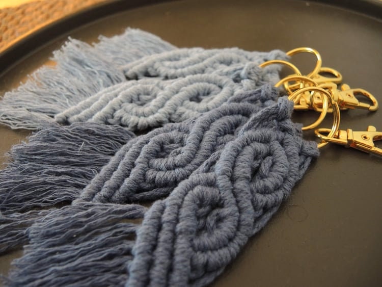 Makramee Schlüsselanhänger von Shiningsoulheart