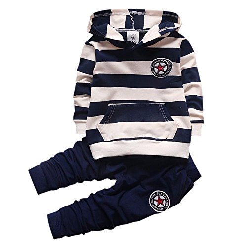 Baby-Trainingsanzug-Jungen-Kleidungs-gesetztes Outfit-langes mit Kapuze gestreiftes T-Shirt und Hosen für 0-4 Jahre kleine Kinder Baby-Trainingsanzug-Jungen-Kleidungs-gesetztes Outfit-langes mit Kapuze gestreiftes T-Shirt und Hosen für 0-4 Jahre kleine Kinder von Shiningup