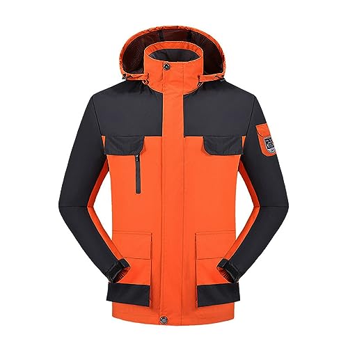 Shiningupup jacken herren winter sommerjacken herren Outdoor-Sport, Radfahren, Reisen, Bergsteigen, Kleidung, Werkzeug, große Sturmjacke, Herren und Damen, Herbst, dünne, warme Paar-Sturmjacke 4.98 von Shiningupup