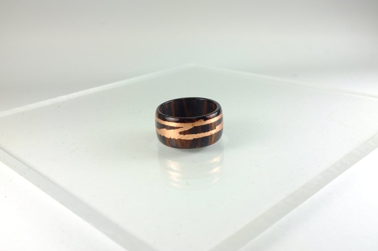 Cocobolo Und Kupfer Holzring Cocobolo Und Kupfer Holzring von Shinium
