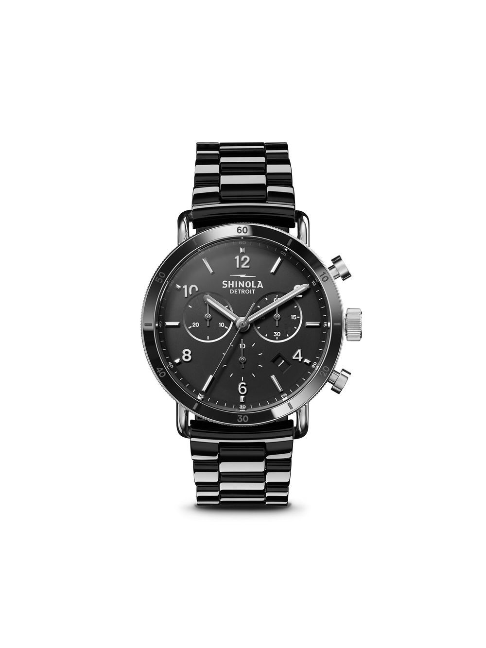 Shinola The Canfield Sport 40mm - Schwarz von Shinola