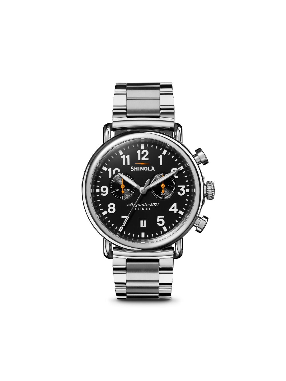 Shinola The Runwell Chronograph 41mm - Schwarz von Shinola