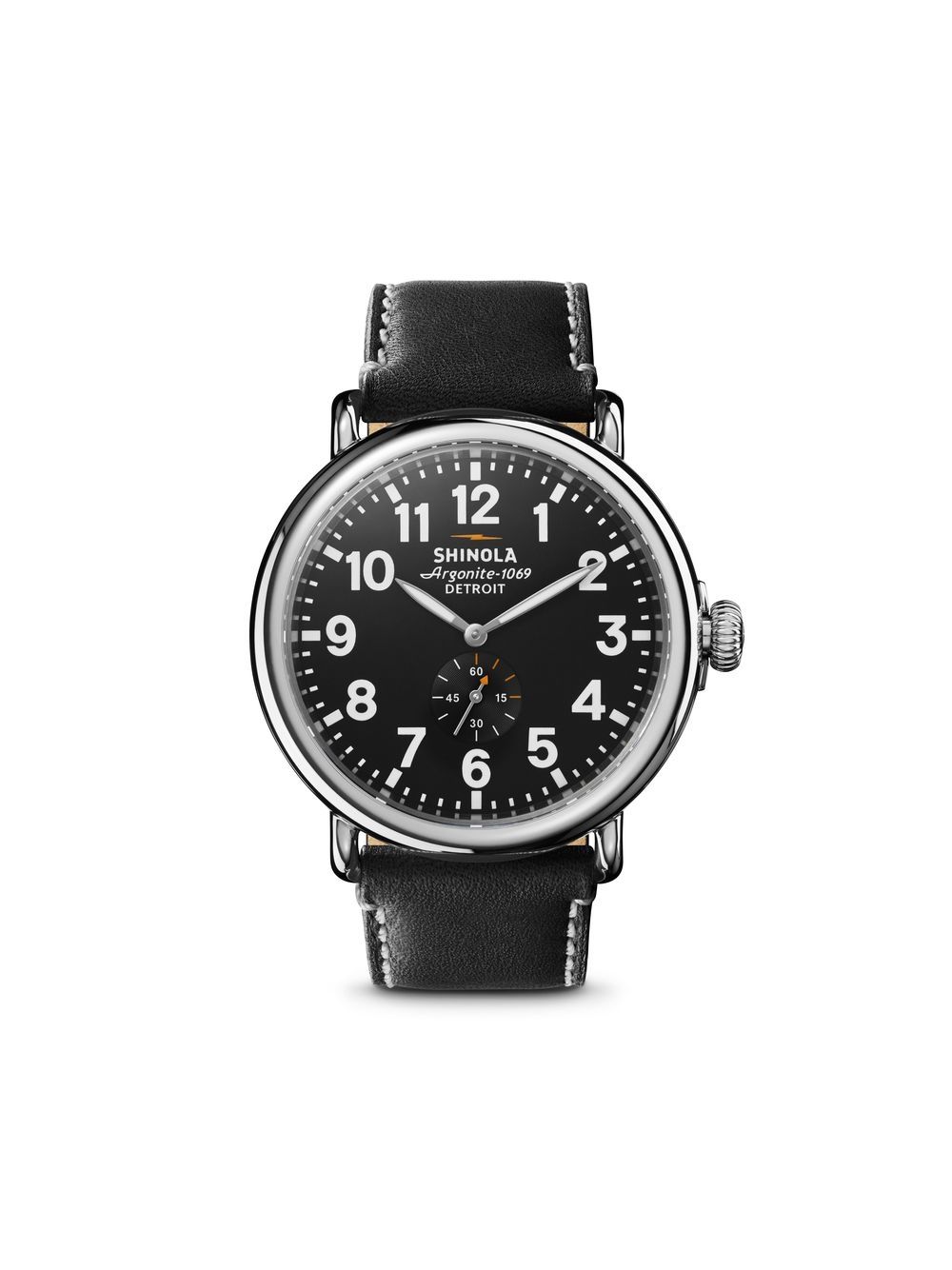 Shinola The Runwell Chronograph 47mm - Schwarz von Shinola