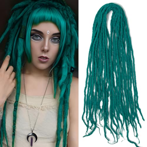 Shinon Dreadlocks Extension 22 Zoll Double Ended Dreadlocks Extensions Dreads Zum Einflechten 15 Stränge BD Handmade Wool Hip-Hop Reggae Braid In Dreads Dreadlock Extensions For Women von Shinon