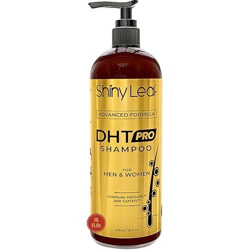 DHT Pro Shampoo Advanced Formula with Procapil and Capixyl, DHT Blockers and Natural Extracts, Anti-Thinning Shampoo for Men and Women, Revitalizes Scalp, Stimulates Follicles for Thicker Fuller Hair DHT Pro Shampoo Advanced Formula with Procapil and Capixyl, DHT Blockers and Natural Extracts, Anti-Thinning Shampoo for Men and Women, Revitalizes Scalp, Stimulates Follicles for Thicker Fuller Hair von Shiny Leaf
