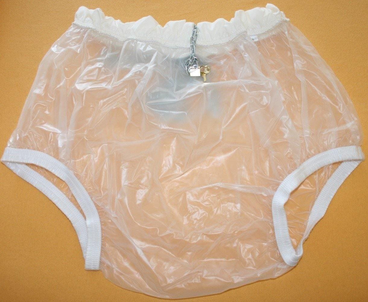 Abschließbare Pvc Windelhose Gummihose Adult Transparent Abschließbare Pvc Windelhose Gummihose Adult Transparent von Shiny4World