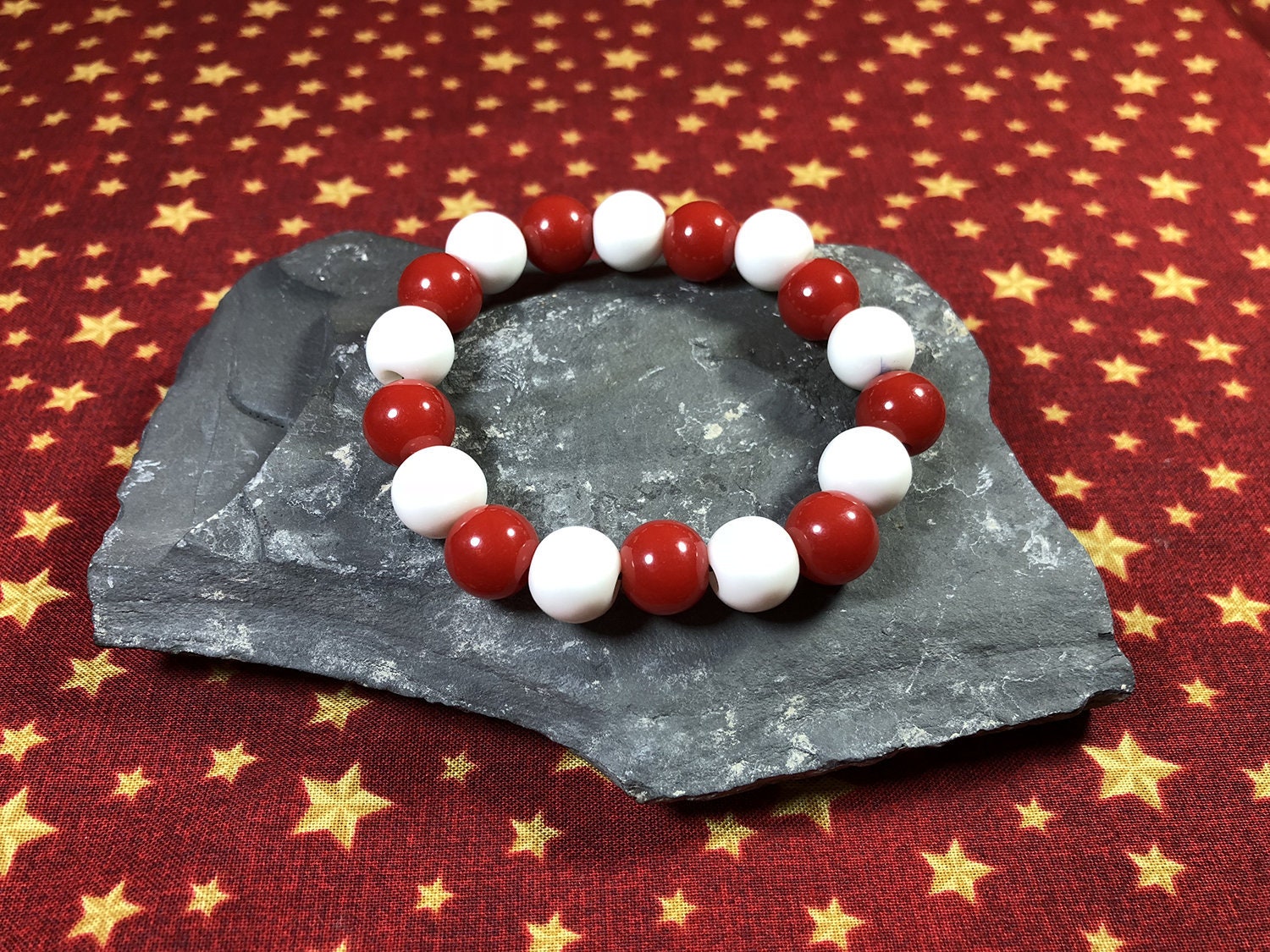 Kyo's Armband - Rot/Weiß, Blau/Weiß, Schwarz/Weiß | 22cm Kyo's Armband - Rot/Weiß, Blau/Weiß, Schwarz/Weiß | 22cm von ShinyAdorkables