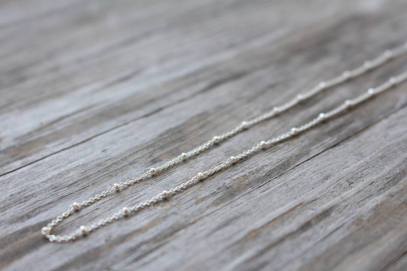 sterling Silber Satelliten Kette - Geburtstag Halskette Zierliche 14 16 18 20 22 24 Zoll Essential Schmuck sterling Silber Satelliten Kette - Geburtstag Halskette Zierliche 14 16 18 20 22 24 Zoll Essential Schmuck von ShinyLittleBlessings
