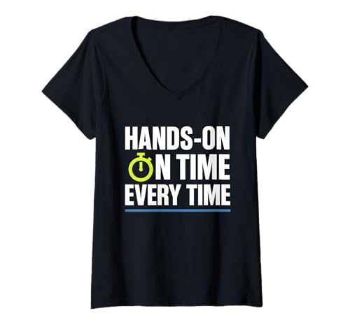Damen Lagerarbeiter Fulfillment Picker Packer Team Lift Barcode T-Shirt mit V-Ausschnitt Damen Lagerarbeiter Fulfillment Picker Packer Team Lift Barcode T-Shirt mit V-Ausschnitt von Shipping Warehouse Ecommerce Logistics Life Crew