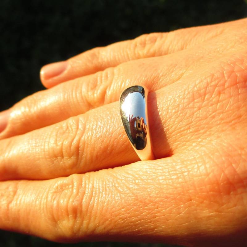 Silberring, Einzigartige Ringe, Schmuck, Moderner Ring, Ehering, Statement Grosse Boho Bombay von ShirazelohevJewelry