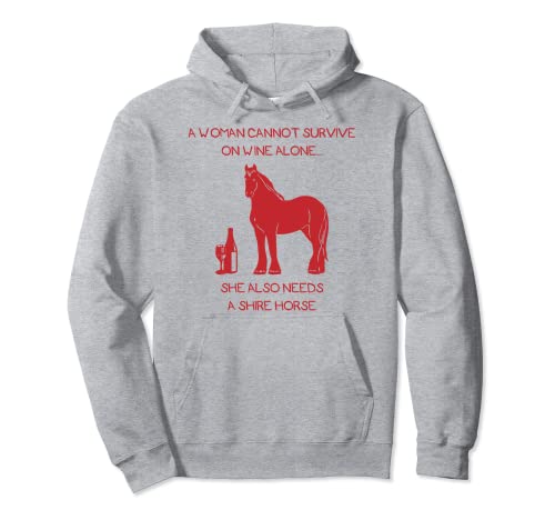 Shire Horse Pferde Mädchen Sprüche Reiterin Pullover Hoodie von Shire Horse Reiter Reitsport Spruch Design