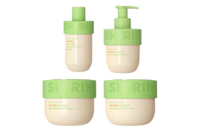 Shirin Beauty Körpercreme Summer-Glow Set Milky Mango Matcha Latte Kiss 4-teilig, 4-tlg. von Shirin Beauty