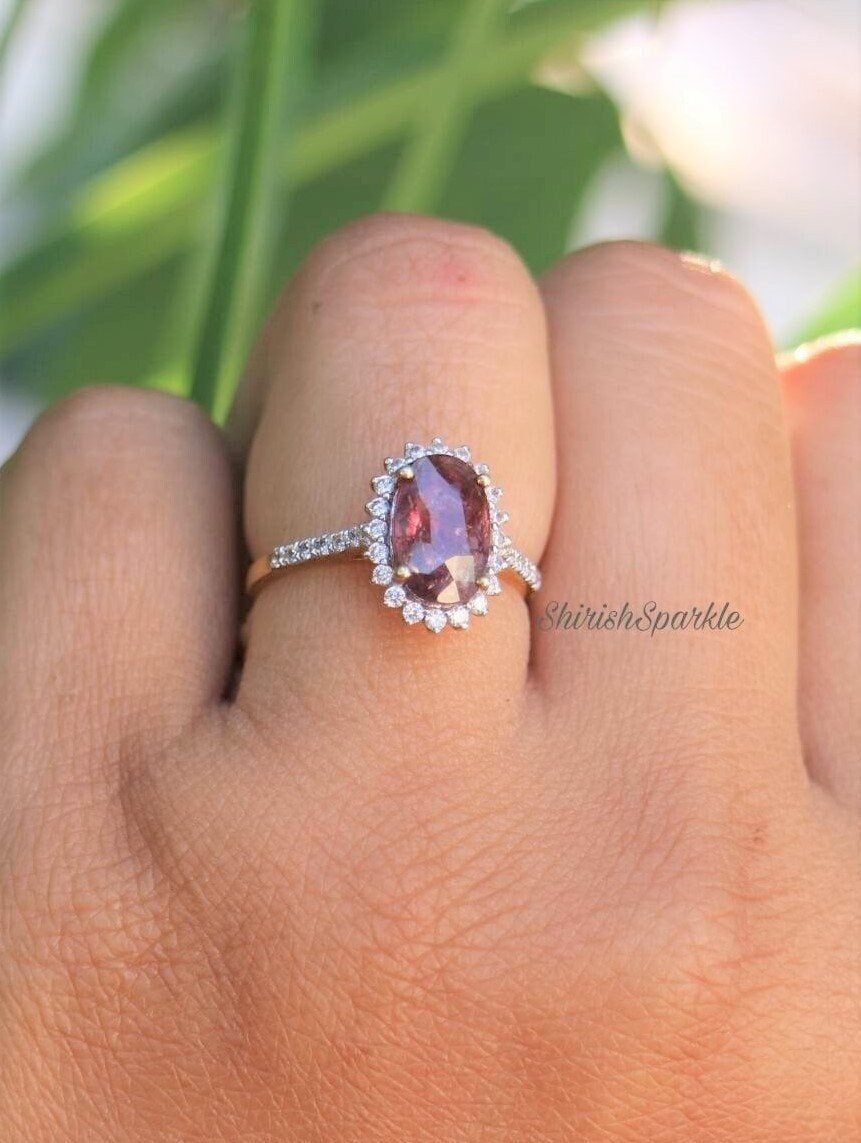 2.36Crt Natürlicher Rubin Verlobungsring Rubinring Nicht Erhitzter Diamant Ring Juli Birthstone von ShirishSparkleGems