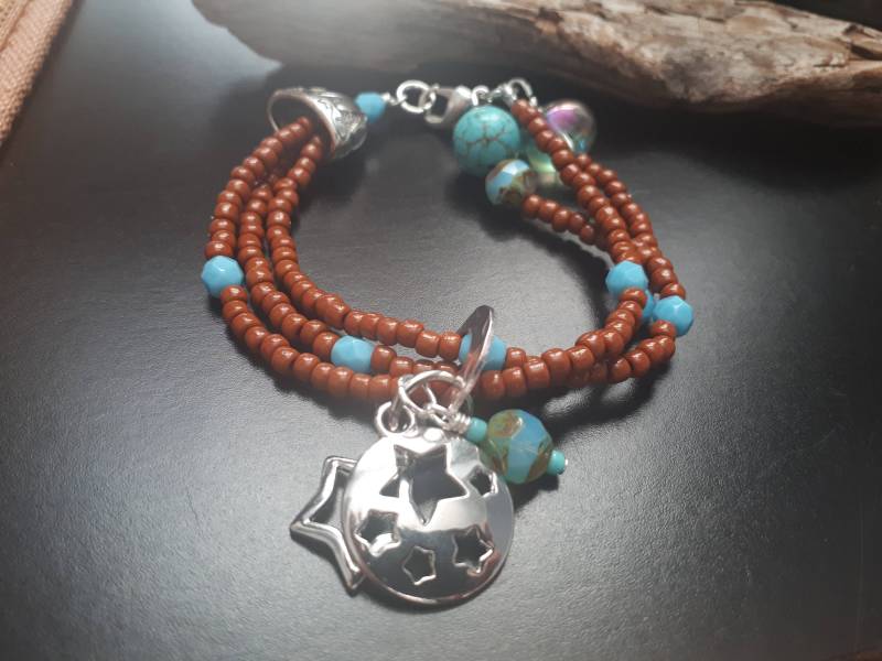 Multi-strang Perlen Armband von ShirleyGaleCreations