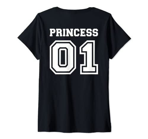 Damen Princess 01 T-Shirt T-Shirt mit V-Ausschnitt Damen Princess 01 T-Shirt T-Shirt mit V-Ausschnitt von Shirt Planet