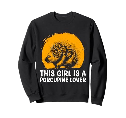Stachelschwein Dieses MÄDCHEN LIEBT EINFACH STACHELSCHWEINE Sweatshirt von Shirt Stachelschwein Kostüm Stachelschweine Fan