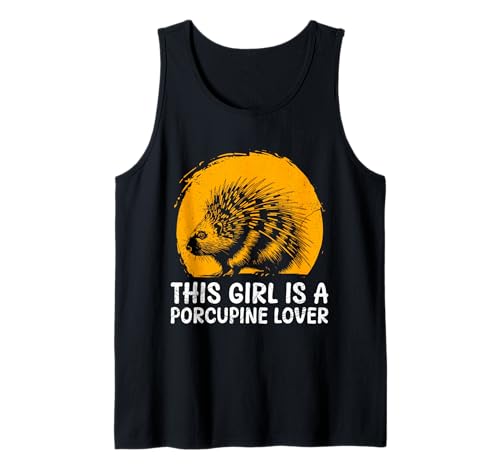 Stachelschwein Dieses MÄDCHEN LIEBT EINFACH STACHELSCHWEINE Tank Top von Shirt Stachelschwein Kostüm Stachelschweine Fan