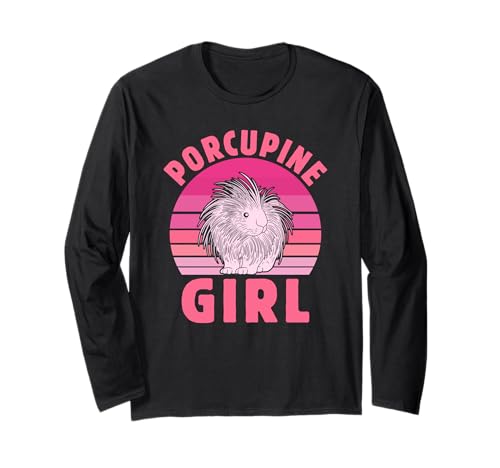 Stachelschwein Fan Porcupine Girl Lustiges Stachelschweine Langarmshirt von Shirt Stachelschwein Kostüm Stachelschweine Fan