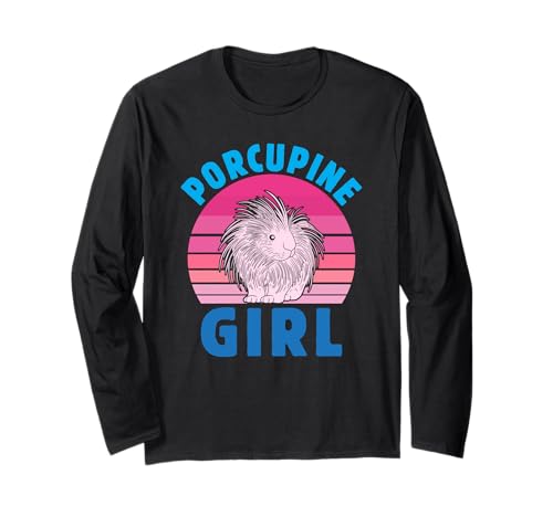 Stachelschwein Fan Porcupine Girl Lustiges Stachelschweine Langarmshirt von Shirt Stachelschwein Kostüm Stachelschweine Fan