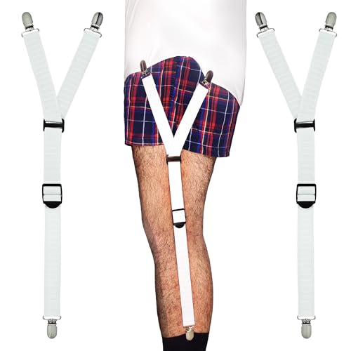 Shirt Stay Plus World's Best Shirt Stays from Made in USA (Y-Style, Select Series), Y-Style Shirt Stays (weiß), Einheitsgröße von Shirt Stay Plus