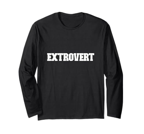 Shirt That Says Extrovert für Herren, Damen und Kinder Langarmshirt von Shirt That Says extrovert