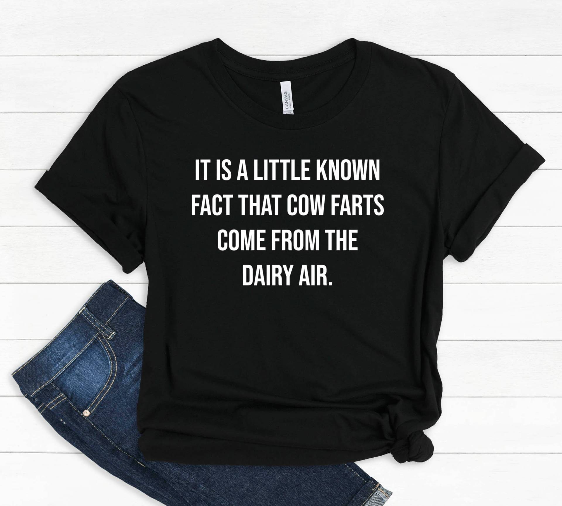 Es Ist Ein Wenig Bekannt, Dass Kuh Farts Aus Der Milchluft Stammen - Farm Girl Cow Lover Shirt Es Ist Ein Wenig Bekannt, Dass Kuh Farts Aus Der Milchluft Stammen - Farm Girl Cow Lover Shirt von ShirtAntics