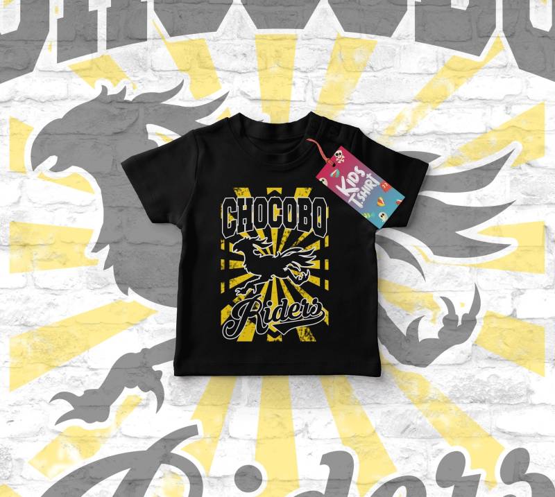 Chocobo Riders || Von Uns Mit Liebe Entworfenes Kinder-T-Shirt von ShirtCakeClothing