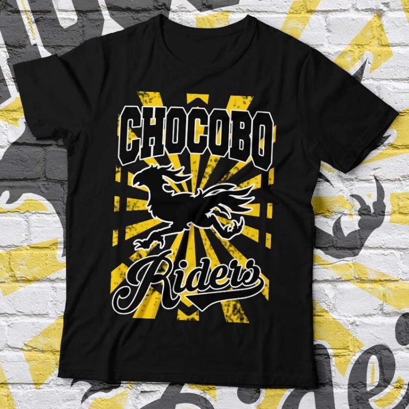 Chocobo Riders || Von Uns Mit Liebe Entworfenes T-Shirt von ShirtCakeClothing