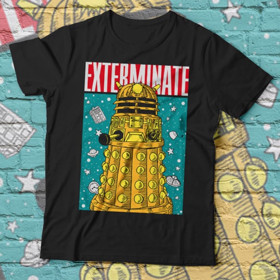 Doctor Who - Exterminate || T-Shirt Von Uns Mit Liebe Entworfen von ShirtCakeClothing