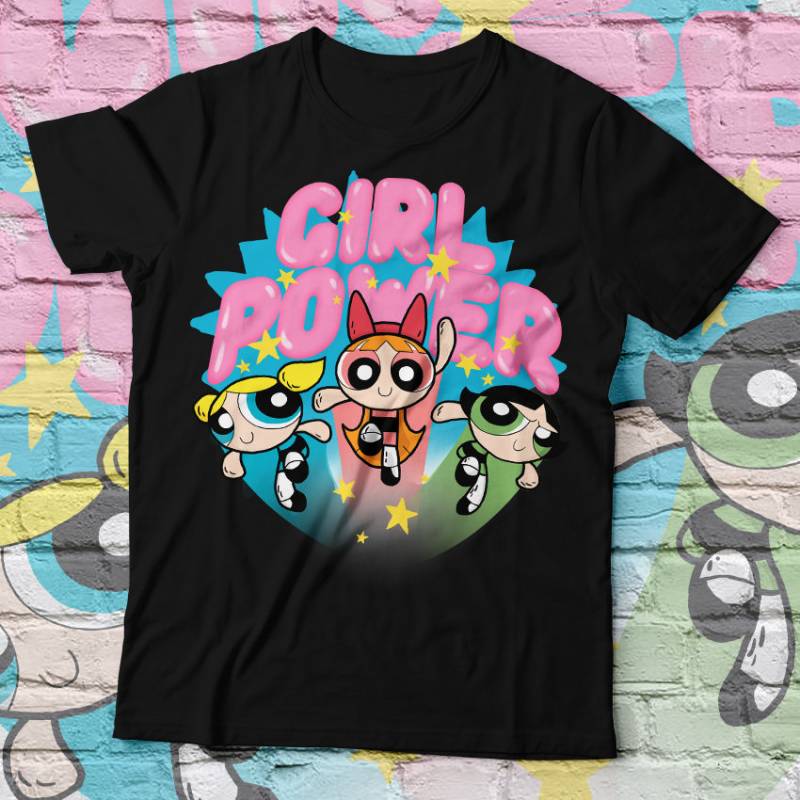 Girl Power || Von Uns Mit Liebe Entworfenes T-Shirt in Limitierter Auflage von ShirtCakeClothing