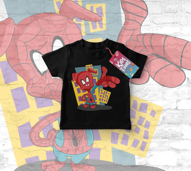 Spiderham || Von Uns Mit Liebe Entworfenes Kinder-T-Shirt von ShirtCakeClothing